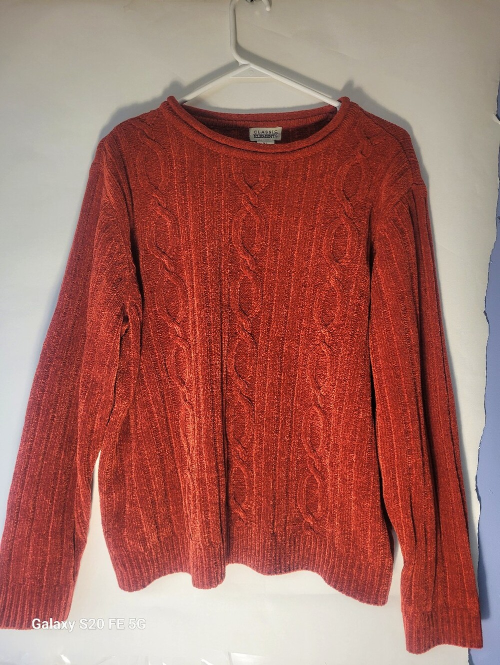 Red Sweater, Size 18 XL, Used Like New, Classic Elements